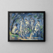 Sept bagnanti - Paul Cézanne — quadro incorniciato alla parete