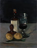 Natura morta con bottiglia di vetro e limoni - Paul Cézanne — vista dell’opera