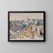 I tetti - Paul Cézanne — quadro incorniciato alla parete