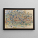 Alberi e casa in Provenza - Paul Cézanne — quadro incorniciato alla parete