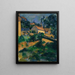 Route du Tournant à Montgeroult - Paul Cézanne — quadro incorniciato alla parete