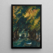 Une allée - Paul Cézanne — quadro incorniciato alla parete
