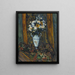 Vaso di fiori - Paul Cézanne — quadro incorniciato alla parete