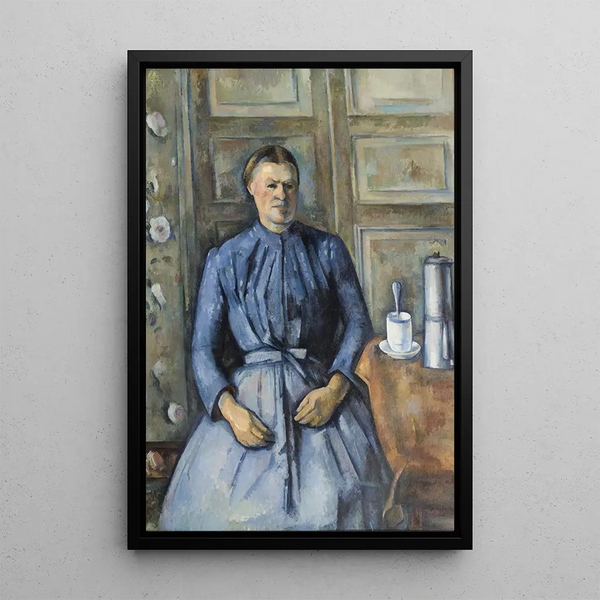 Femme à la cafetière - Paul Cézanne — quadro incorniciato alla parete