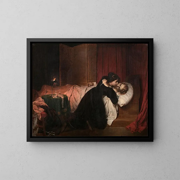 Le sequenze di un duello - Paul Delaroche — quadro incorniciato alla parete