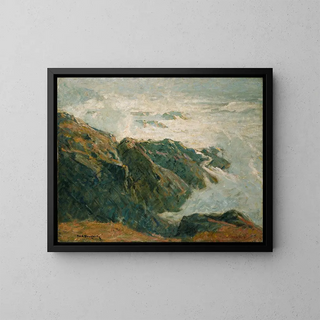 Sole e Tempesta - Paul Dougherty — quadro incorniciato alla parete