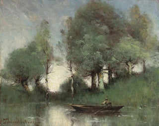 Il Passante sullo stagno - Paul Désiré Trouillebert — vista dell’opera