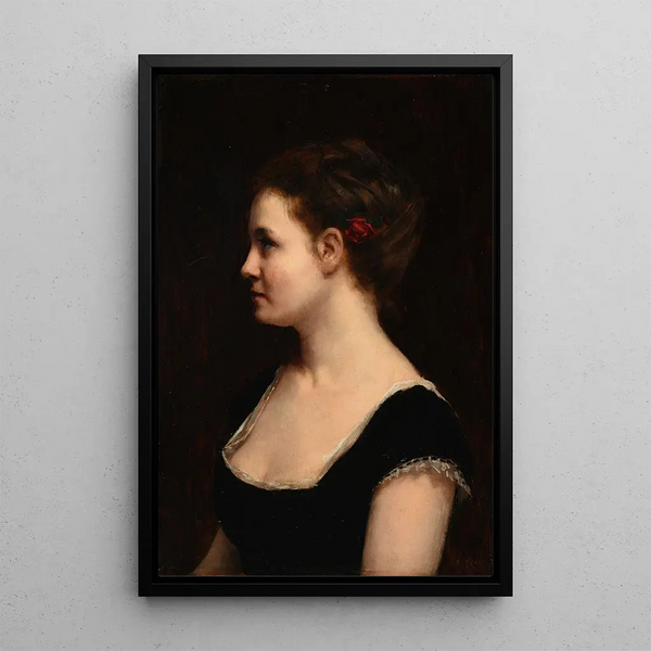 Profil de femme - Paul Dubois — quadro incorniciato alla parete