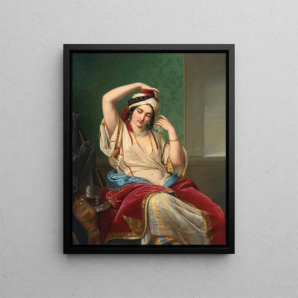 Paul Emil Jacobs - A Harem Beauty At Her Toilette.webp
