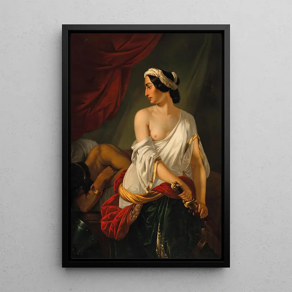Judith et Holopherne - Paul Emil Jacobs — quadro incorniciato alla parete