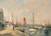 Bateaux au quai - Paul Émile Lecomte — vista dell’opera