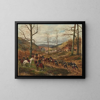 Paul Emile Lon Perboyre - The French 90th Horse Artillery Advancing on Rezonville.webp