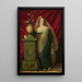 Portrait d'une princesse - Paul Ernst Gebauer — quadro incorniciato alla parete