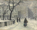 Kongens Nytorv a Copenaghen in inverno - Paul Fischer — vista dell’opera