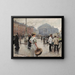 Kongens Nytorv con Musse che fa la spesa - Paul Fischer — quadro incorniciato alla parete
