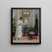 La lettre - Paul Fischer — quadro incorniciato alla parete