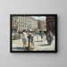 Alla Triangolare a Copenaghen in un giorno caldo d'estate - Paul Fischer — quadro incorniciato alla parete