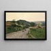 Pastori in cammino su un sentiero di campagna - Paul Franz Flickel — quadro incorniciato alla parete