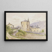 Chiesa a Géronde - Paul Franz Otto — quadro incorniciato alla parete