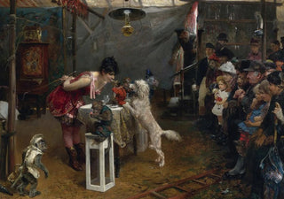 Paul Friedrich Meyerheim - Sideshow Tricks.webp