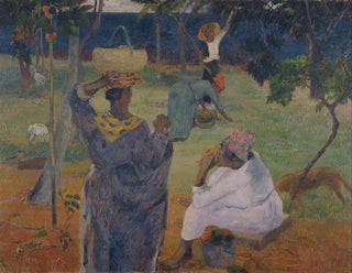 Paul Gauguin - Among the mangoes at Martinique.webp