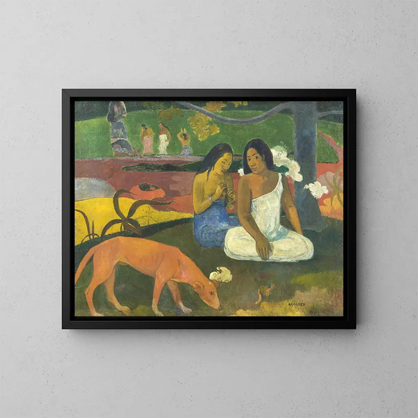 Gioia di Arearea - Paul Gauguin — quadro incorniciato alla parete
