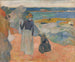 Scène di spiaggia - Paul Gauguin — vista dell’opera