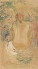 Femme tahitienne accroupie vue de dos - Paul Gauguin — vista dell’opera