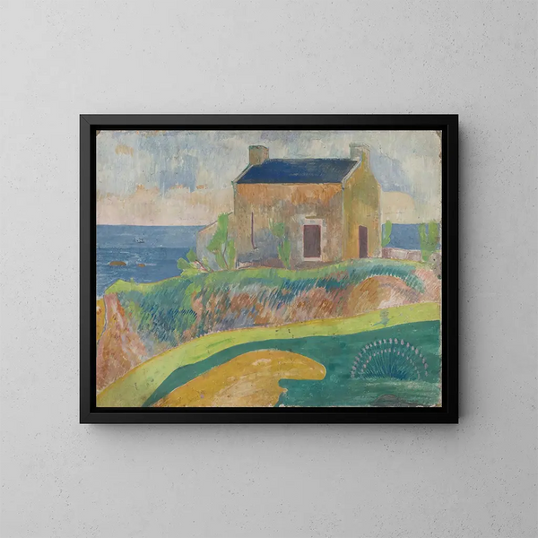 La Maison du pendu - Paul Gauguin — quadro incorniciato alla parete