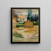 Paesaggio vicino ad Arles - Paul Gauguin — quadro incorniciato alla parete