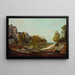 Paesaggio a Saint-André vicino a Marsiglia - Paul Gauguin — quadro incorniciato alla parete