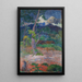 Paesaggio con un cavallo - Paul Gauguin — quadro incorniciato alla parete
