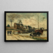 Le fabbriche Cail e quai di Grenelle - Paul Gauguin — quadro incorniciato alla parete