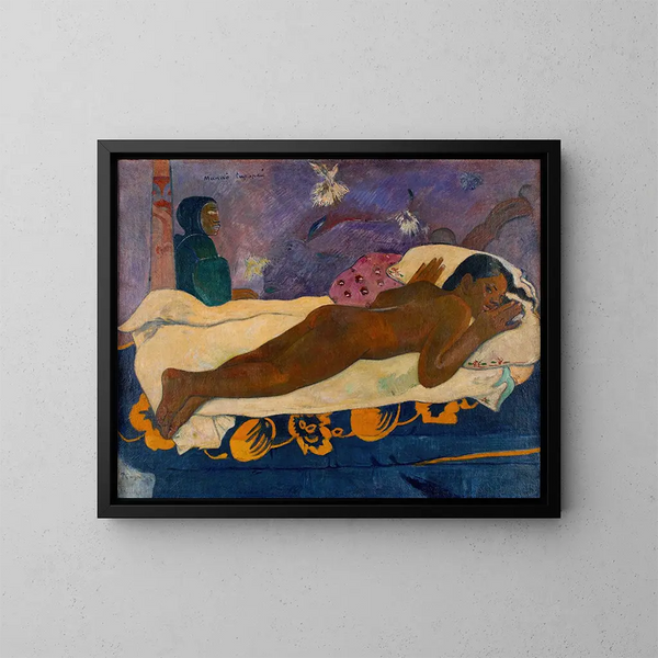 L'anima degli antenati - Paul Gauguin — quadro incorniciato alla parete
