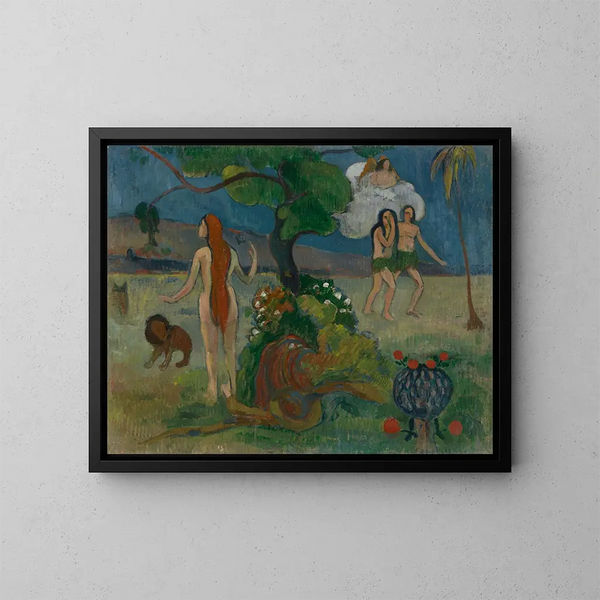 Il Paradiso Perduto - Paul Gauguin — quadro incorniciato alla parete