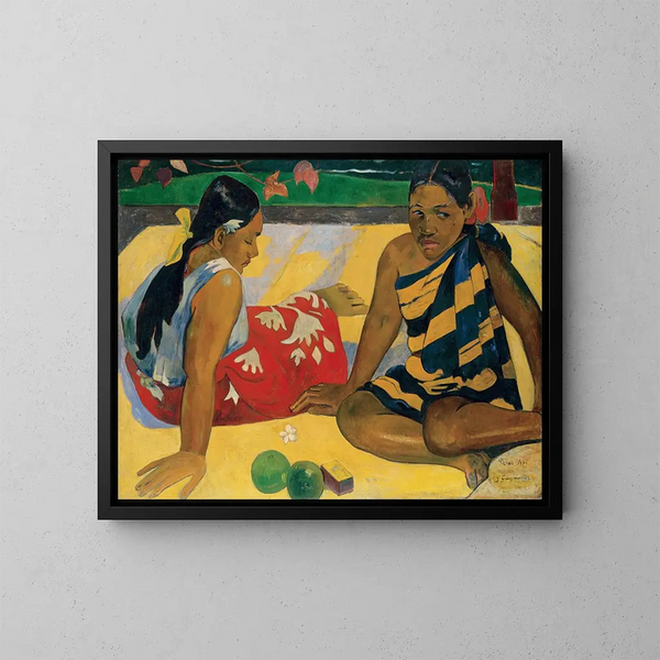 Parau Api Quelles nouvelles - Paul Gauguin — quadro incorniciato alla parete