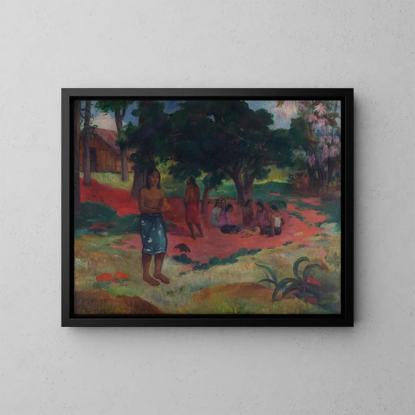 Mots chuchotés Parau Parau - Paul Gauguin — quadro incorniciato alla parete