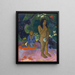 Le parole del diavolo - Paul Gauguin — quadro incorniciato alla parete
