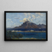 Paesaggio di Te Vaa - Paul Gauguin — quadro incorniciato alla parete