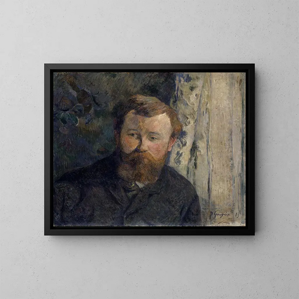 Ritratto del pittore Achille GranchiTaylor - Paul Gauguin — quadro incorniciato alla parete