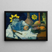Natura morta con teiera e frutta - Paul Gauguin — quadro incorniciato alla parete