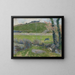 Sul fiume Aven a monte di Pont-Aven - Paul Gauguin — quadro incorniciato alla parete