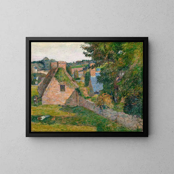 Le champ de DeroutLollichon - Paul Gauguin — quadro incorniciato alla parete