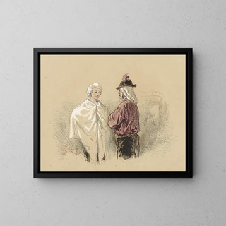 Paul Gavarni - Two men in conversation.webp