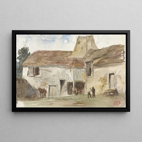 Paul Huet - Boerderij te Guibray.webp