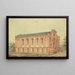 Vista laterale dell'edificio - Paul J. Pelz — quadro incorniciato alla parete
