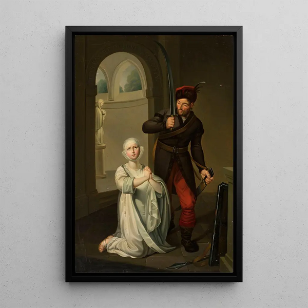 Nonne vertueuse - Paul Joseph Bardou — quadro incorniciato alla parete
