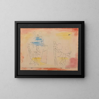 Acrobati - Paul Klee — quadro incorniciato alla parete
