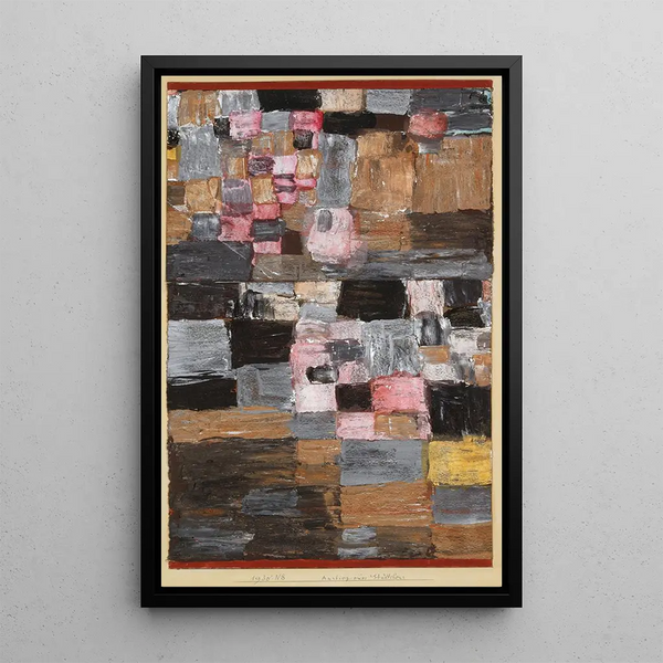 Ascension d'une petite ville - Paul Klee — quadro incorniciato alla parete
