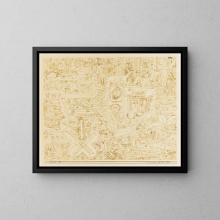 Natura morta al bazar - Paul Klee — quadro incorniciato alla parete